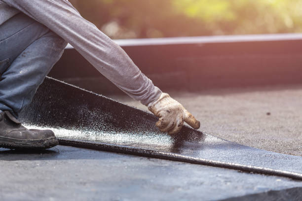 Professional Emergency Waterproofing technician working in Maywood, NJ